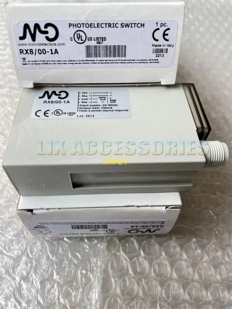 

QTY:1 NEW RX8/00-1A photoelectric sensor MD BX80S/10-0H photoelectric sensor