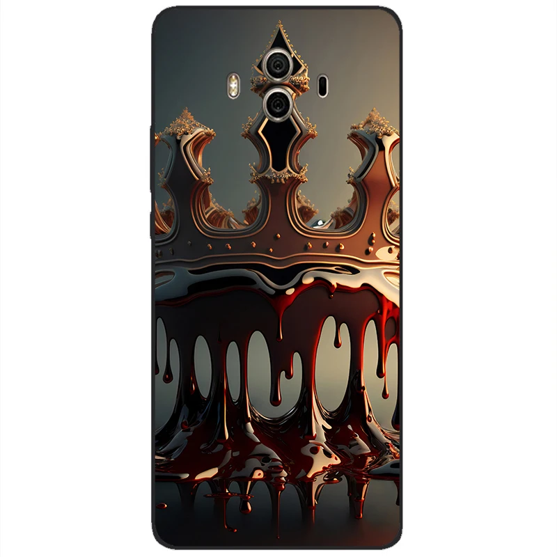 لهواوي ماتي 10 لايت/10 برو/mate10 ALP-L29 ALP-L09 ALP-AL00 كابا لهواوي ماتي 10 برو حافظة سوداء الوفير سيليكون غطاء الهاتف