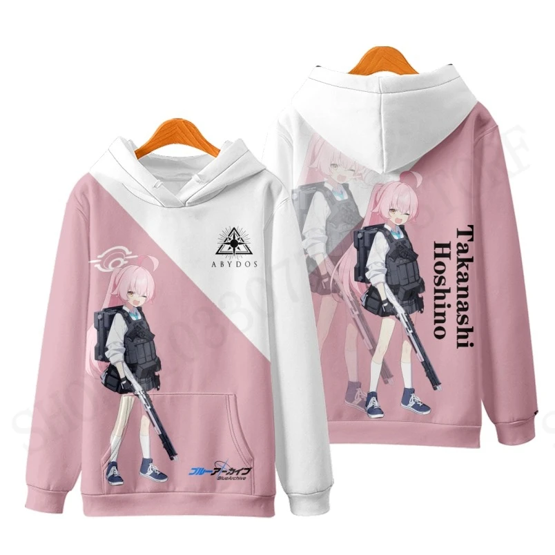 أنيمي لعبة الأزرق الأرشيف Hoshino ثلاثية الأبعاد طباعة هوديي الرجال النساء موضة الكرتون رياضية عادية هوديي البلوز الملابس الشتوية معطف