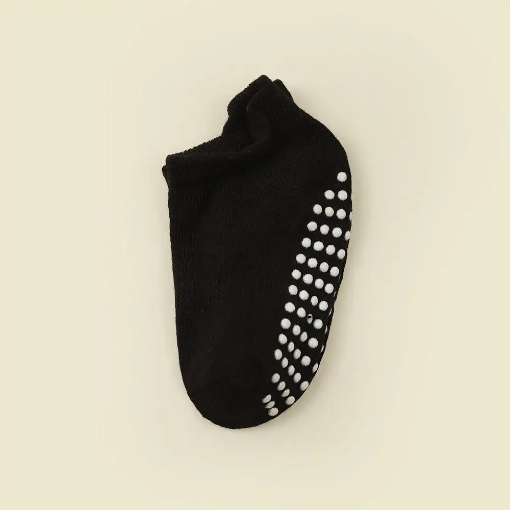 

6Pairs Cute Cotton Baby Solid Socks Non-slip Newborn Kids Tube Sock Infant Short Toddle Walking Socks Baby