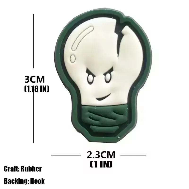3D PVC Rubber Funny Pumpkin Skull Mini Tactical Patch with Orangutan Design Hook Backing Badge Sticker for Backpack