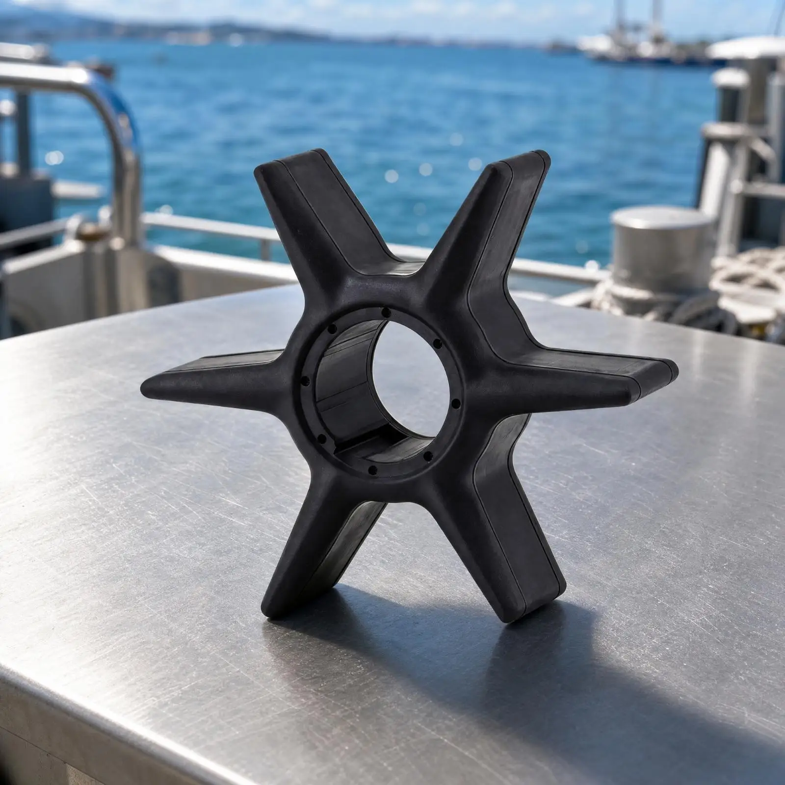 Outboard Motor Cooling System Impeller 6AW-44352-00-00 for 300 Class F350 Four Stroke V8 Neoprene Water Pump Rotor
