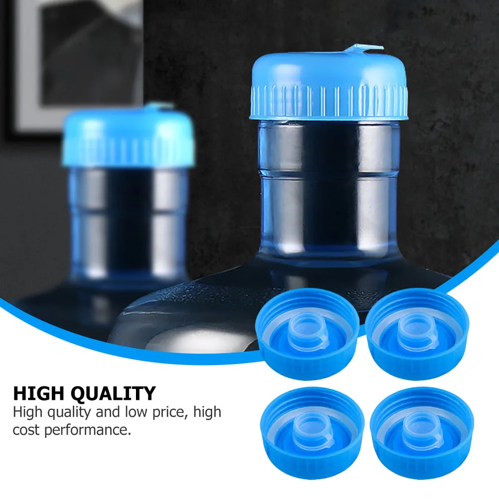 

10Pcs Plastic Water Jug Cap for 5.5cm Threaded Bottle Reusable Non Spill Caps Sealing Cover Pc Water Bucket Lid Anti Splash