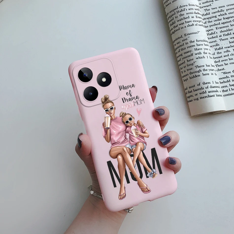 เคสของเด็กผู้หญิงแฟชั่นเด็กทารกคุณแม่สุดๆสำหรับ Realme Note 50เคสโทรศัพท์ครอบทั่วโลกสำหรับ carcasas Realme Note 50 ETUI funda Note50 6.74"