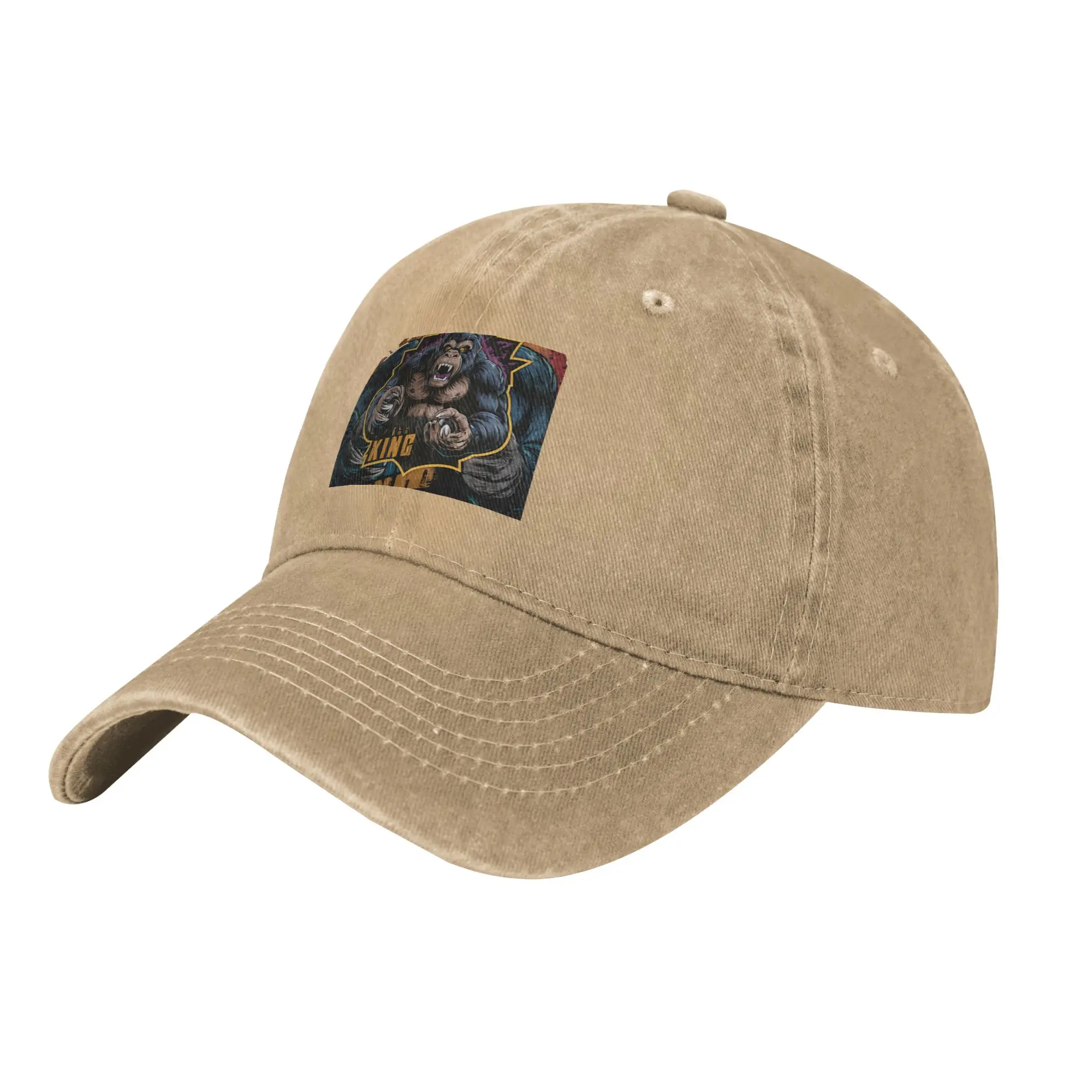 King Kong movies Fashion Baseball Cap  One Size Fits All Men's Hat  Urban Commuting Men's Hat