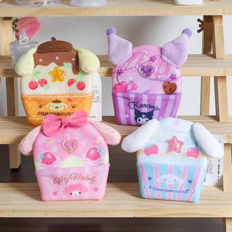 

Серия торта Kuromi, кошельки для монет, милые сумки для монет Cinnamoroll, Pompompurin My Melody, карманные наушники с героями мультфильмов, мини-сумки, подвески, подарок