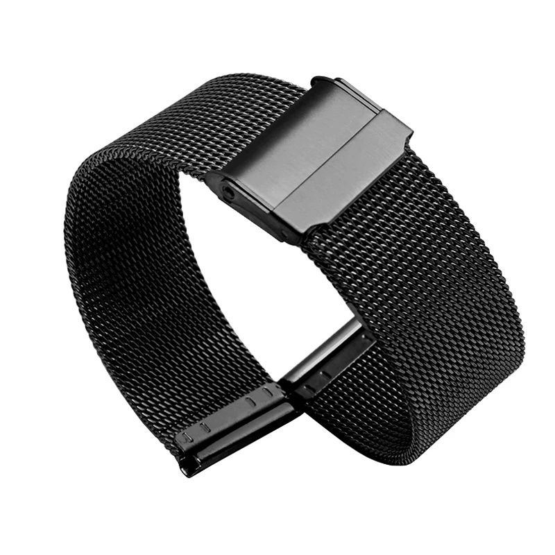 Vintage Small Square Metal Watchband for CASIO A159w-n1 A158WA LA680 /690 Strap Stainless Steel Bracelet Milan Webbing 13/14/18/