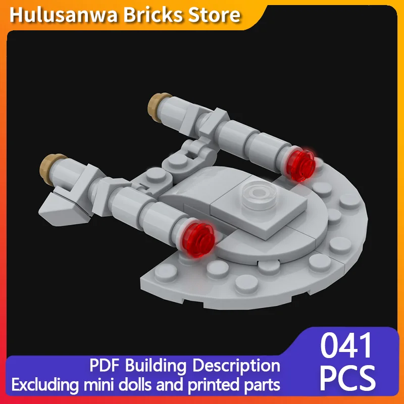 

Popular Movie Model MOC Building Bricks Transport Spaceship Modular Technology Gifts Holiday Assemble Children Toys Suit
