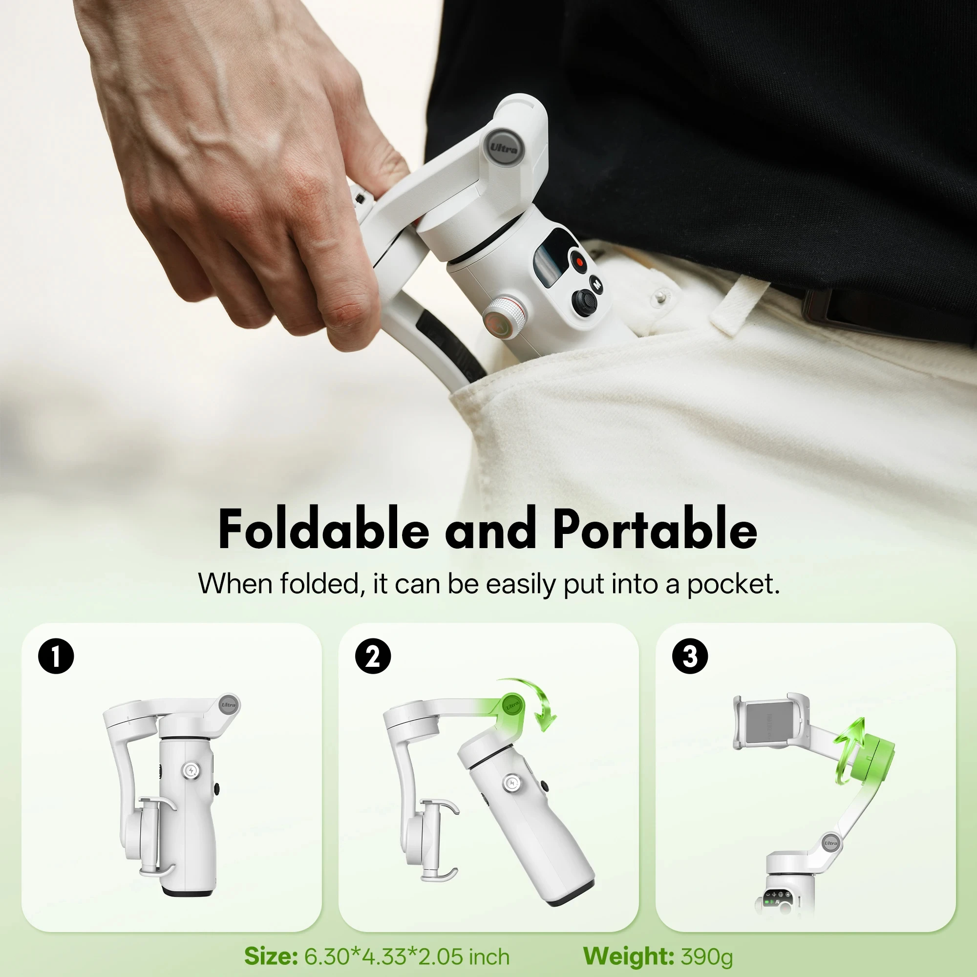 ZHIYUN SMOOTH Q5 Ultra Gimbal - Gimbal Stabilizer For Phone 3 Axis avaliação e preço