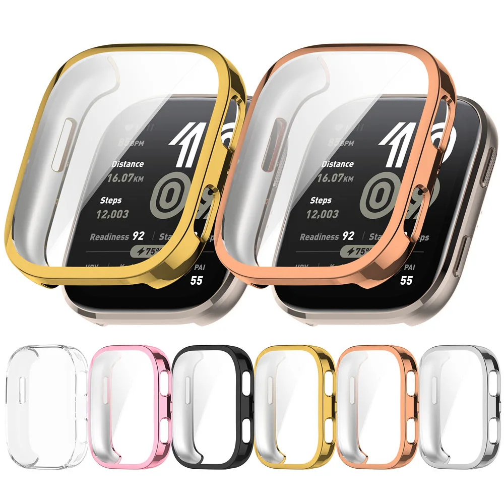 غطاء حافظة لهاتف Amazfit Bip6 A2435 SmartWatch واقي للشاشة حافظة واقية إطار ممتص للصدمات لملحقات Amazfit Bip6