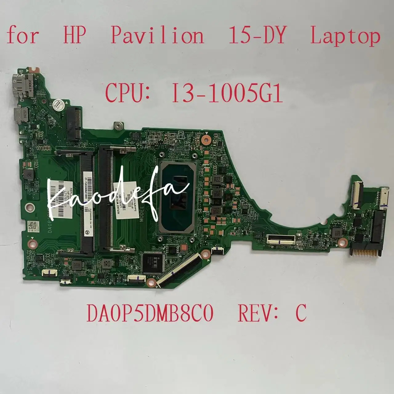 For HP 15-DY 15S-FQ Laptop Motherboard I3-1005G1 CPU DDR4 L71755-601 L71755-001 DA0P5DMB8C0