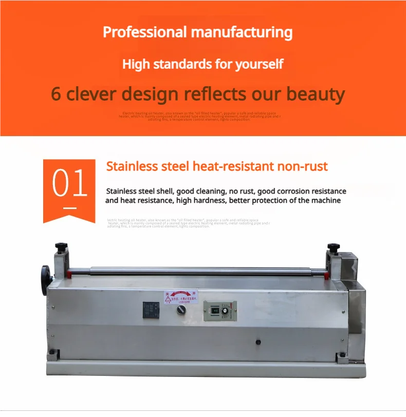 Picture 3: r and Carton Corrugated Board Box Carton Making MachineStainless Heating Glue Hot Melt Gluing Machine for Paper Leathe