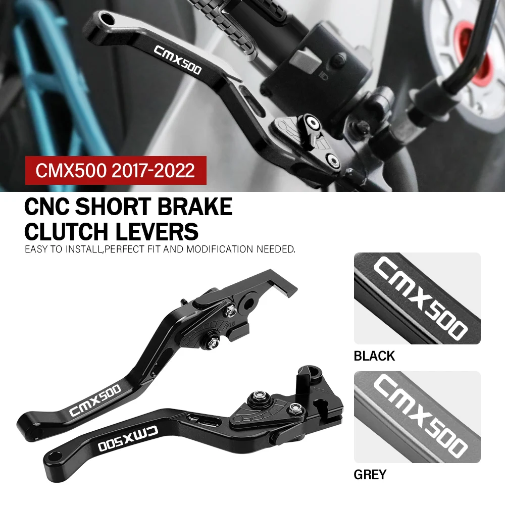 

For HONDA CMX500 2017 2018 2019 2020 2021 2022 Motorcycle Adjustable Brake Clutch Levers Handle CNC Aluminum Accessories