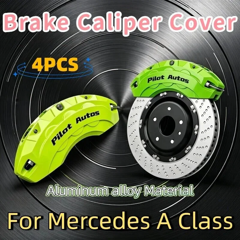 Brake Caliper Cover Aluminum Alloy Kit For Mercedes A-Class W177 V177 A180 A200 A250 AMG A35 A45 S AMG Line Hatchback Sedan