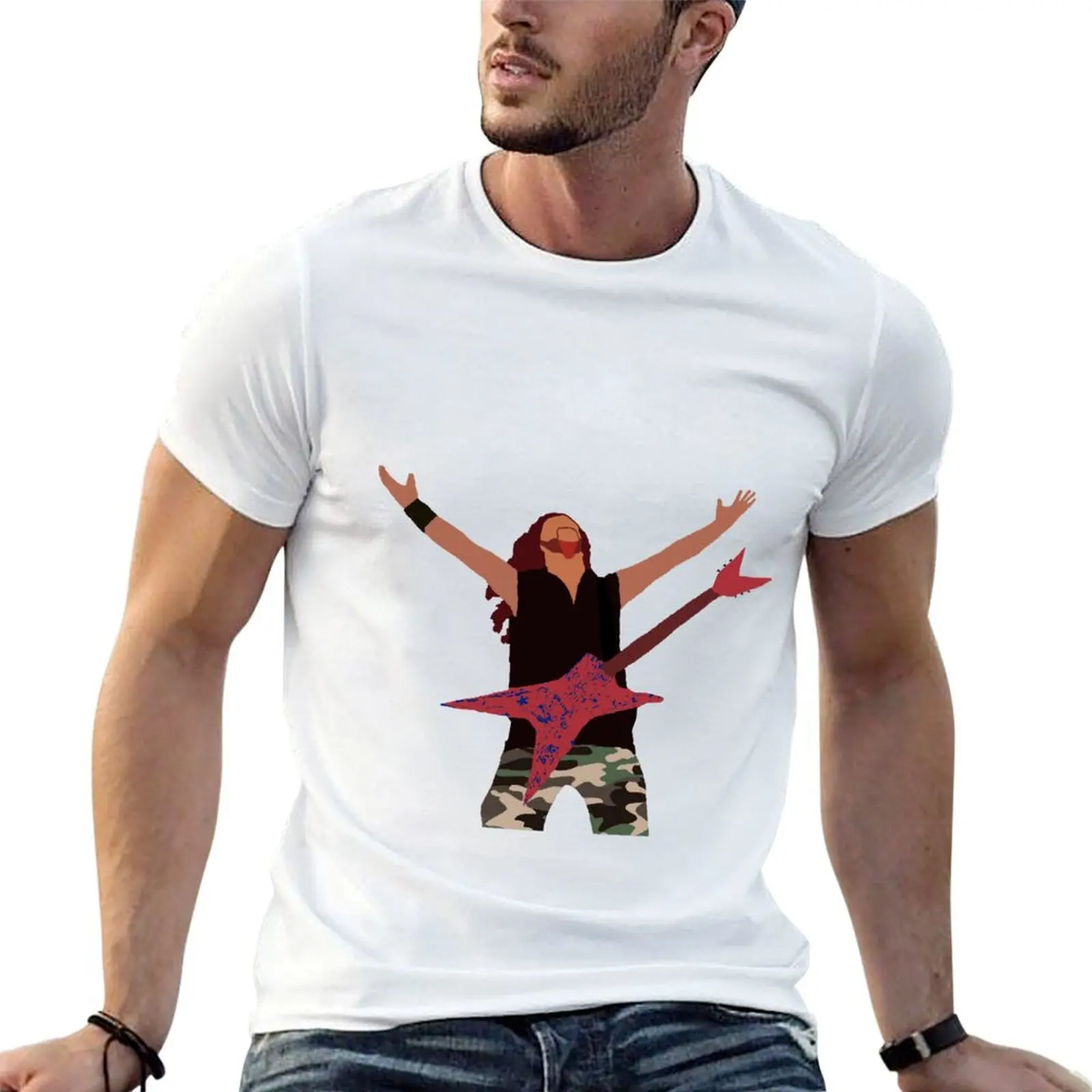 

Dimebag Darrell T-Shirt cotton t shirts man 100% t shirts designer t shirt for man 100 percent cotton T-shirt