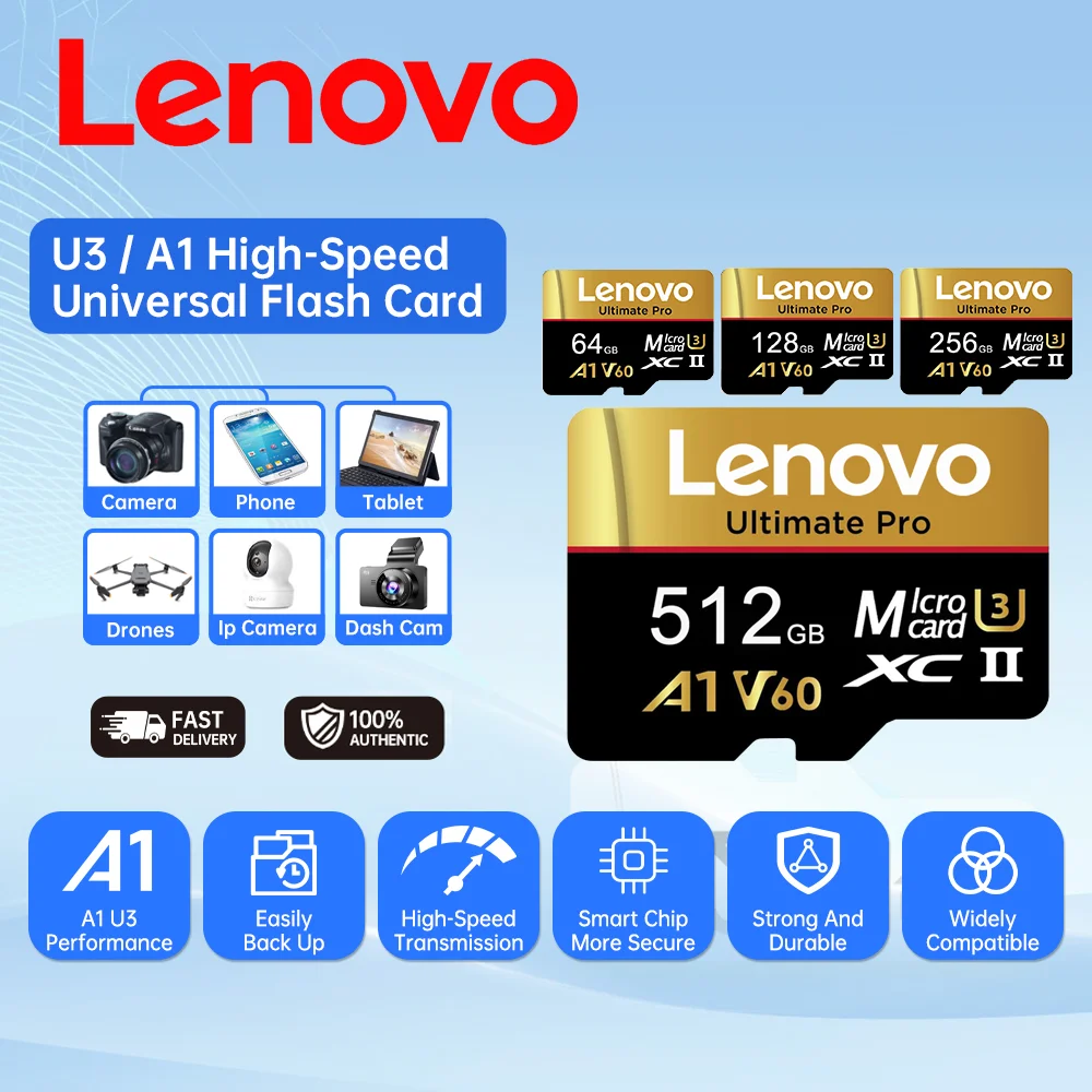 Карта-памяти-lenovo-1-ТБ-высокоскоростная-для-видео-full-hd-micro-tf-sd-карта-512-ГБ-256-ГБ-128-ГБ-64-ГБ-новейшая-micro-карта-для-телефона-планшета-ПК