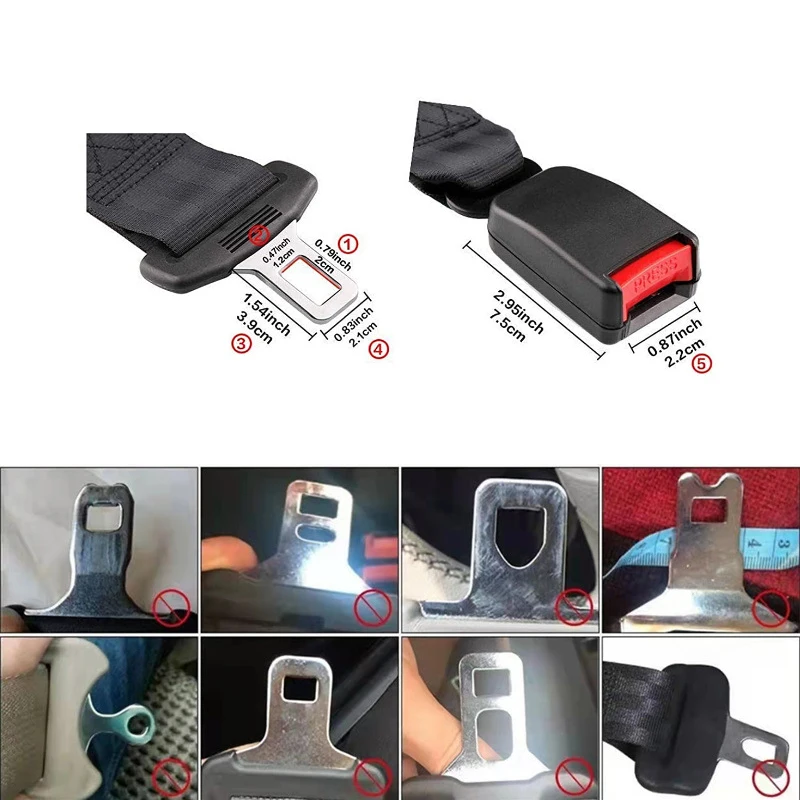 Auto Sicherheitsgurt Extender Sicherheitsgurt Extender 21-22mm Sicherheitsgurt Für Schwangere Frau Fette Menschen Kind Universal – Detail 7