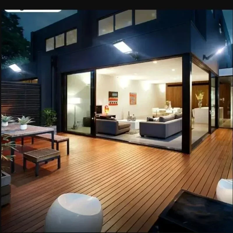 72/108COB فناء PathSolar أضواء في الهواء الطلق مع 3 وضع مقاوم للماء محس حركة إضاءة أمنية وحدة إضاءة LED جداريّة مصباح الشارع للحديقة