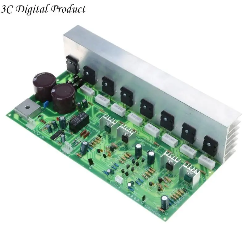 2x600w แอมพลิฟายเออร์ไฟบอร์ด 2.0ch ระดับไฟเสริมระดับกำลังไฟโมดูล Plate Q84A