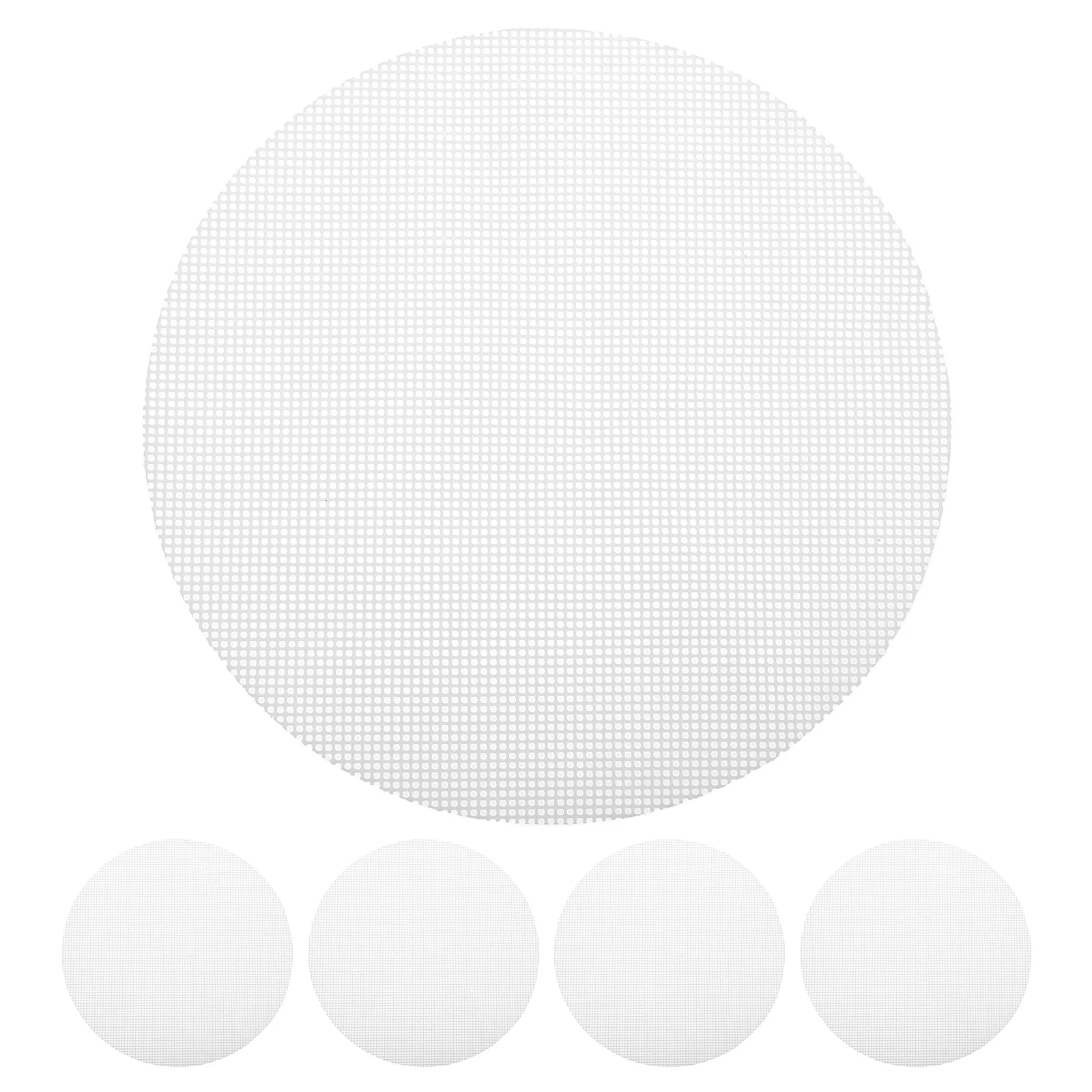 

5 Pcs Silicone Steamer Pad Non-stick Easy Clean Reusable Dumplings Mat Rice Cake Air Fryer Accessories Cooking Supplies Steam