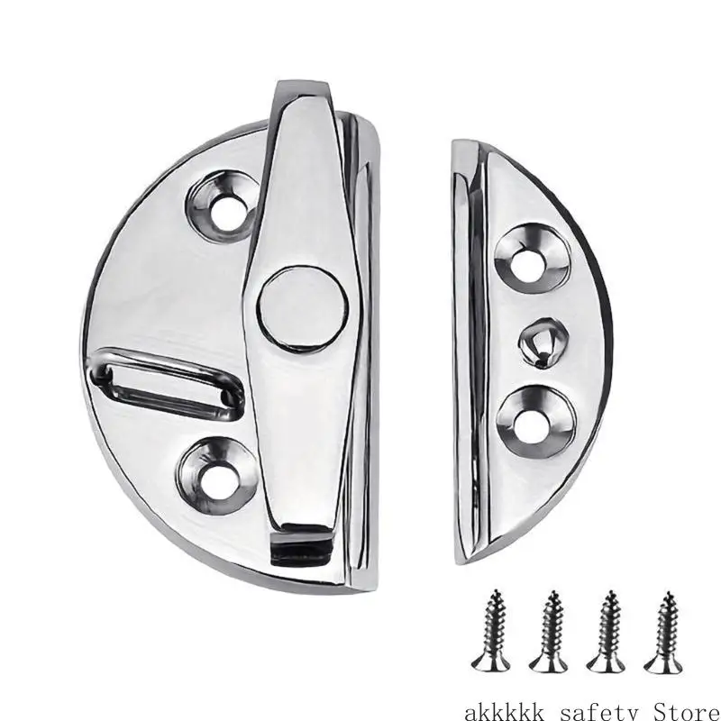 

XXFF Marine Cabinet Door Catch Latches 316 Stainless Steel Push Button Lock Hardware Accessories for Boats Outdoor Equipment