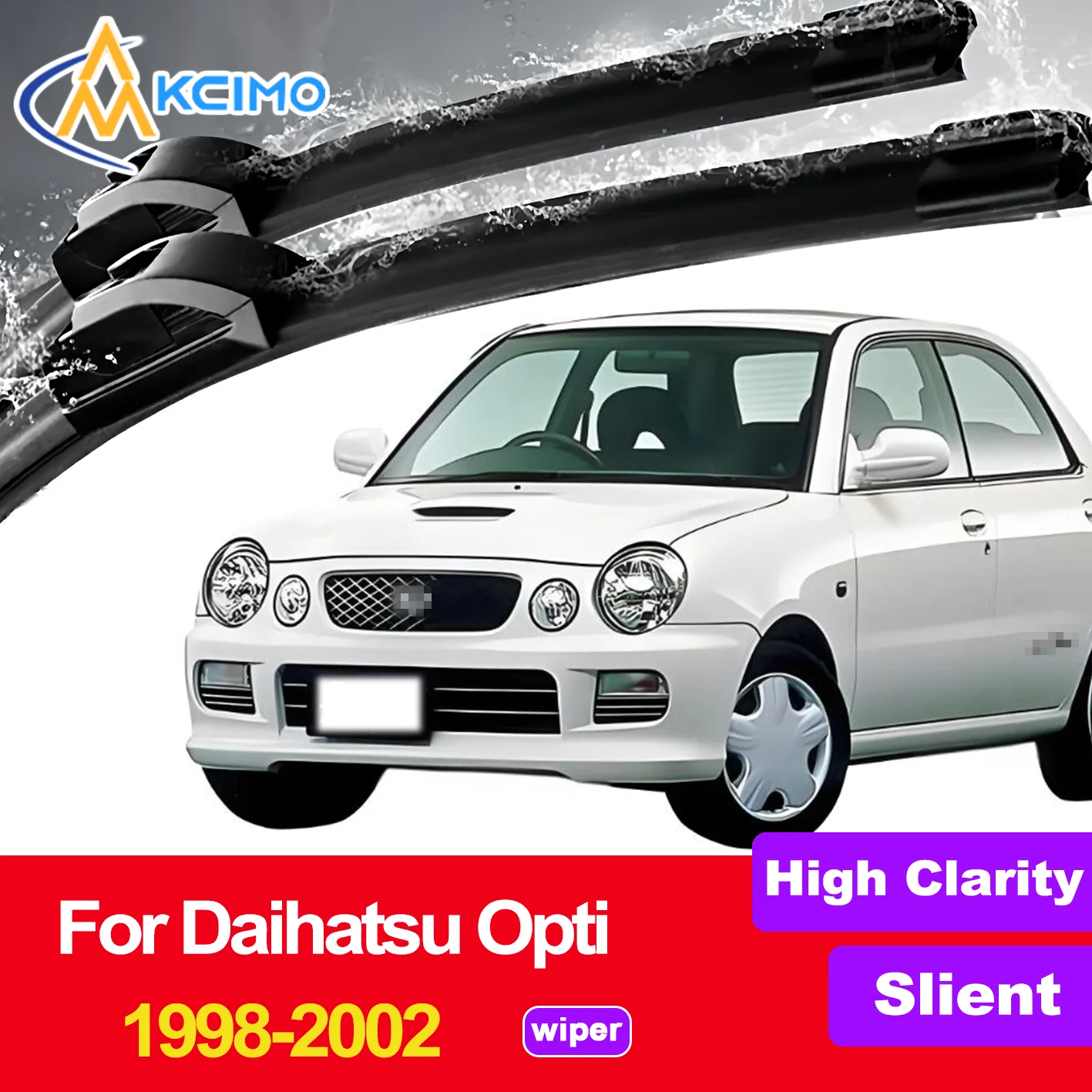 

2PCS HD Car Windscreen Wipers for Daihatsu Opti L800 1998-2002 Front Windshield Auto Wipers Blade Accessories 2002 2001 2000