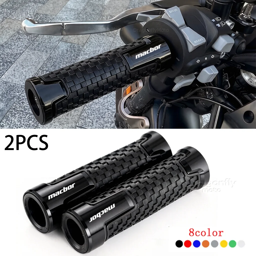 For MACBOR EIGHT MILE LORD MARTIN MONTANA XR1 XR3 XR5 ROCKSTER FLAT Motorcycle Handlebar Grips Rubber Hand Thruster Grips