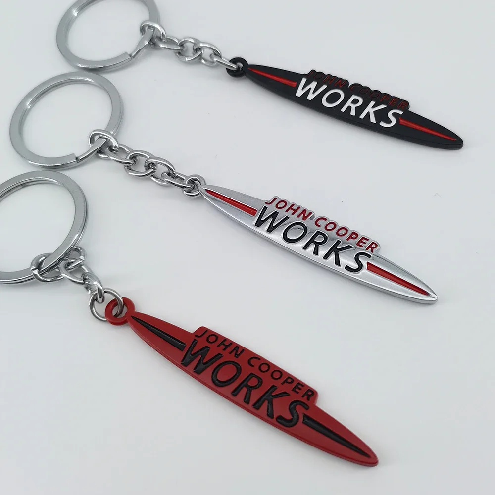 Women Man Metal Keyring Car Keychain for Mini john cooper works Cooper S R56 R53 F55 F56 F57 JCW R50 R55 R52 Clubman Countryman