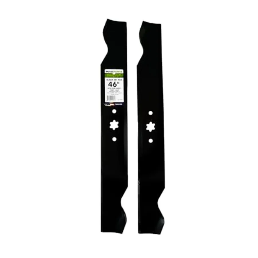 

Комплект из 2 ножей 561544B для газонокосилок MTD/Cub Cadet/Troy-Bilt с шириной захвата 46 дюймов, замена для 942-04244, 942-04290, 942-04244A, 742-04290, 742-04244, черный