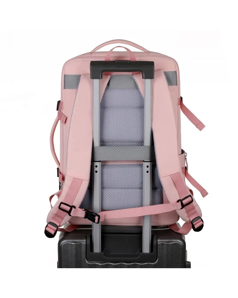 Large capacity multi-waterproof computer bag functional luggage backpack travel backpack leisure backpack men and women