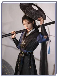 Original Youthful Fairy Hanfu Set Men Women New Chinese Style Ethinic Cosume Niche Stylish Swordsman Cosplay Clothing Autumn