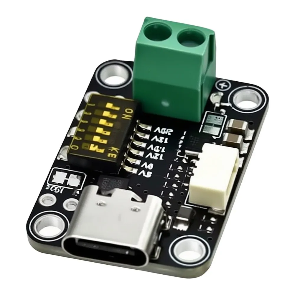 HUSB238 For PD Emulation Module with DIP Switch for STEMMA QT For Qwiic Compatibility USB Power Delivery Testing