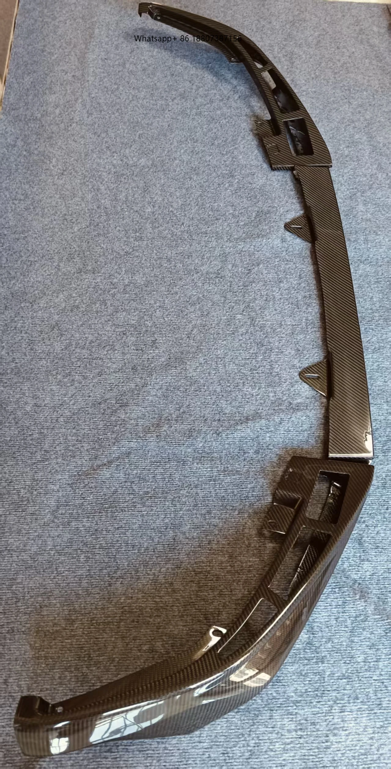 

Высококачественный карбоновый сплиттер переднего бампера в стиле MP, 3 элемента, для F90 M5 LCI 2021+, из сухого карбона