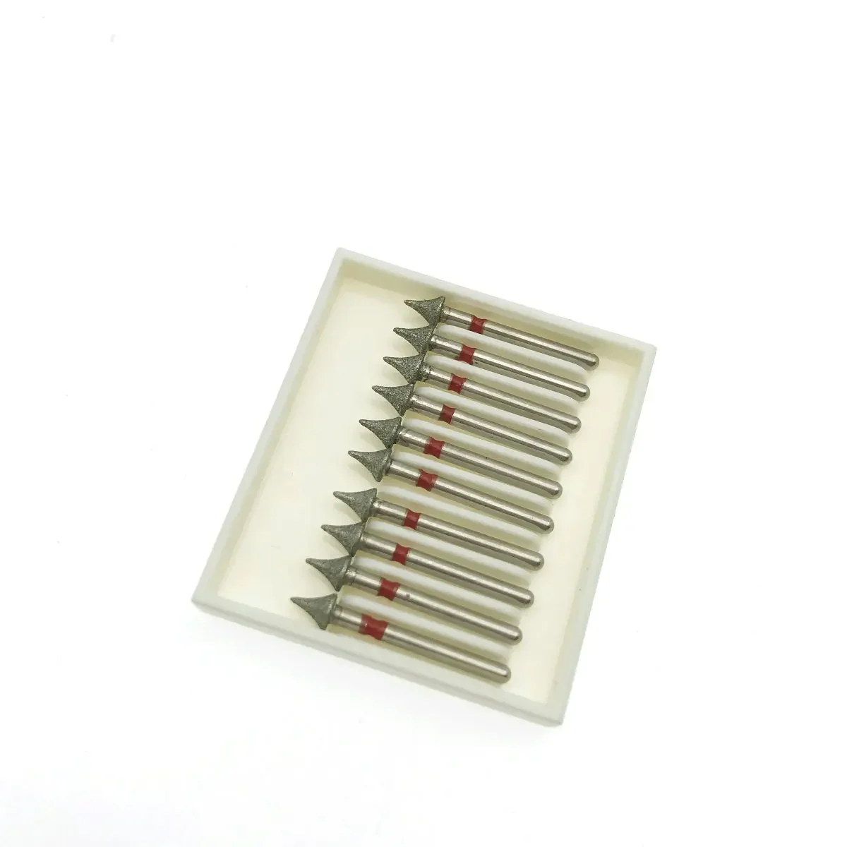 10Pcs Interproximal Enamel Reduction Dental Diamond Burs High Speed Handpiece Burs 1.6mm shank burs