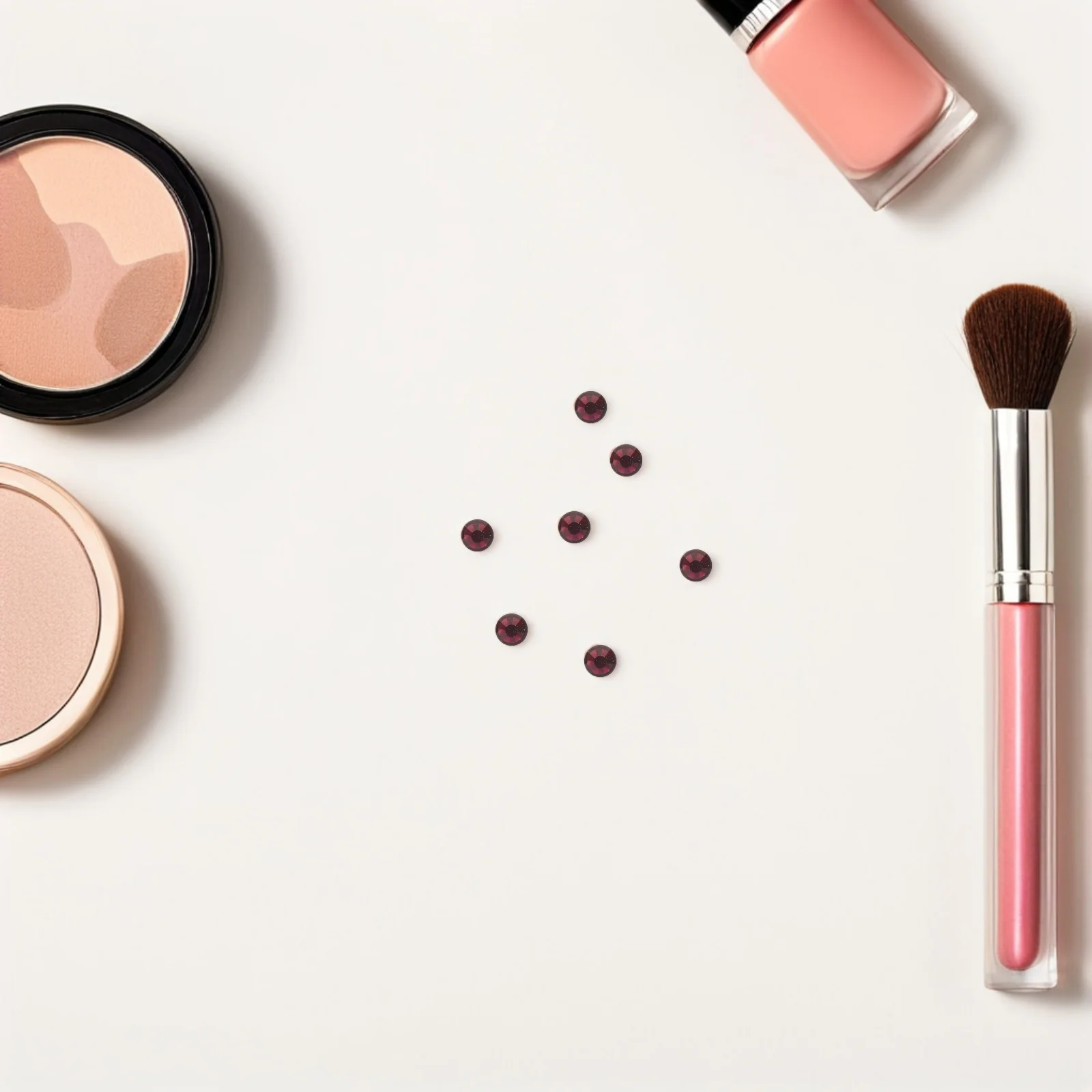 

1440Pcs Glass Nail Rhinestones 2.8mm Deep Purple Flatback Gems for Elegant Nail Art and Long Lasting for Nails