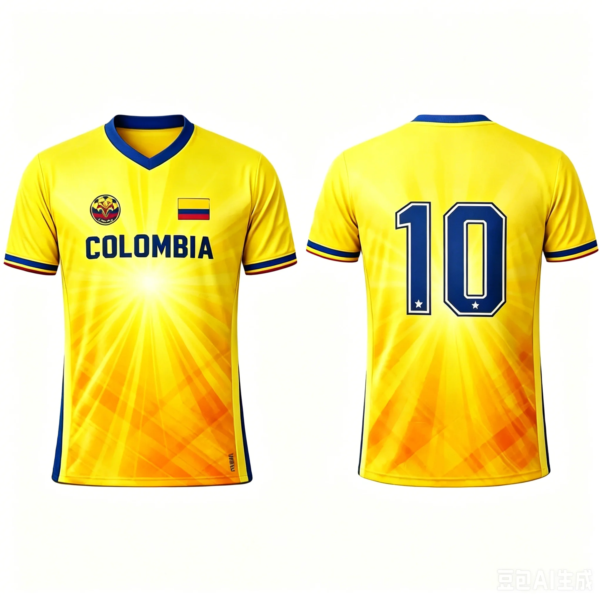 

Summer Colombia Flag 3D Printed Soccer Jersey T Shirt Breathable Quick Dry Family Style for Kids Adults Outdoor Training Sports