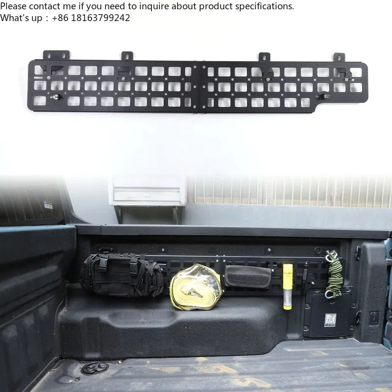 

1 piece set Car Side Bed Molle Panel Rack System Cargo Storage Organizer For Ford Maverick Pickup 2022+ Auto Accessories