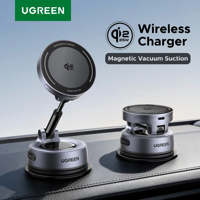 ugreen-qi22-25w-wireless-car-charger-nano-gel-grip-vacuum-suction-mount-magnetic-phone-holder-fast-charging-for-iphone-17-16