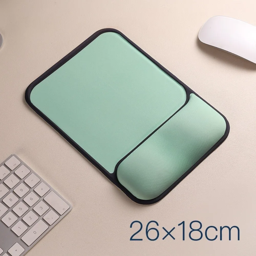 Silicone Wrist Rest Mouse Pad Smooth Surface Thick Sponge Mouse Pad With Wrist Rest Non-Slip Soft Ergonomic Mouse Pad Office Use
