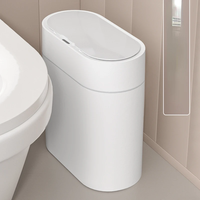 

Smart Inductive Ashbin Household Toilet Automatic Toilet with Lid Electric Living Room Narrow Gap