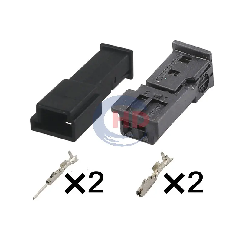 1-20 sets  2pin Door Light Audio Tweeter Connector 1-968699-1 1-1718333-1