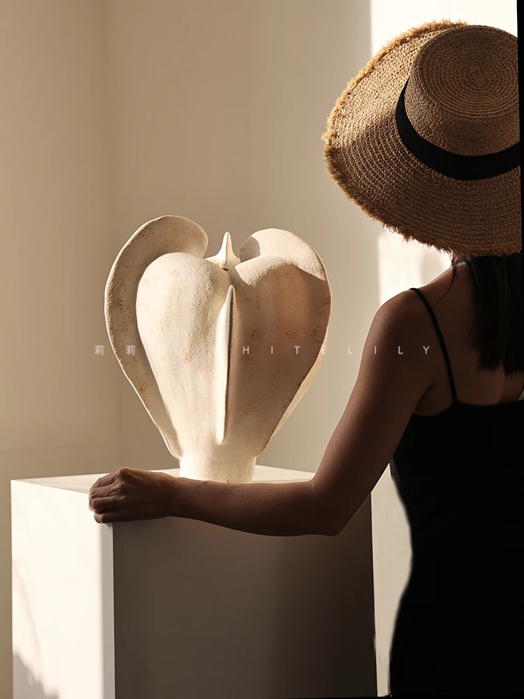 

Medieval wabi-sabi wind ceramic vase, hydroponic flowers, living room desktop art decoration ornament