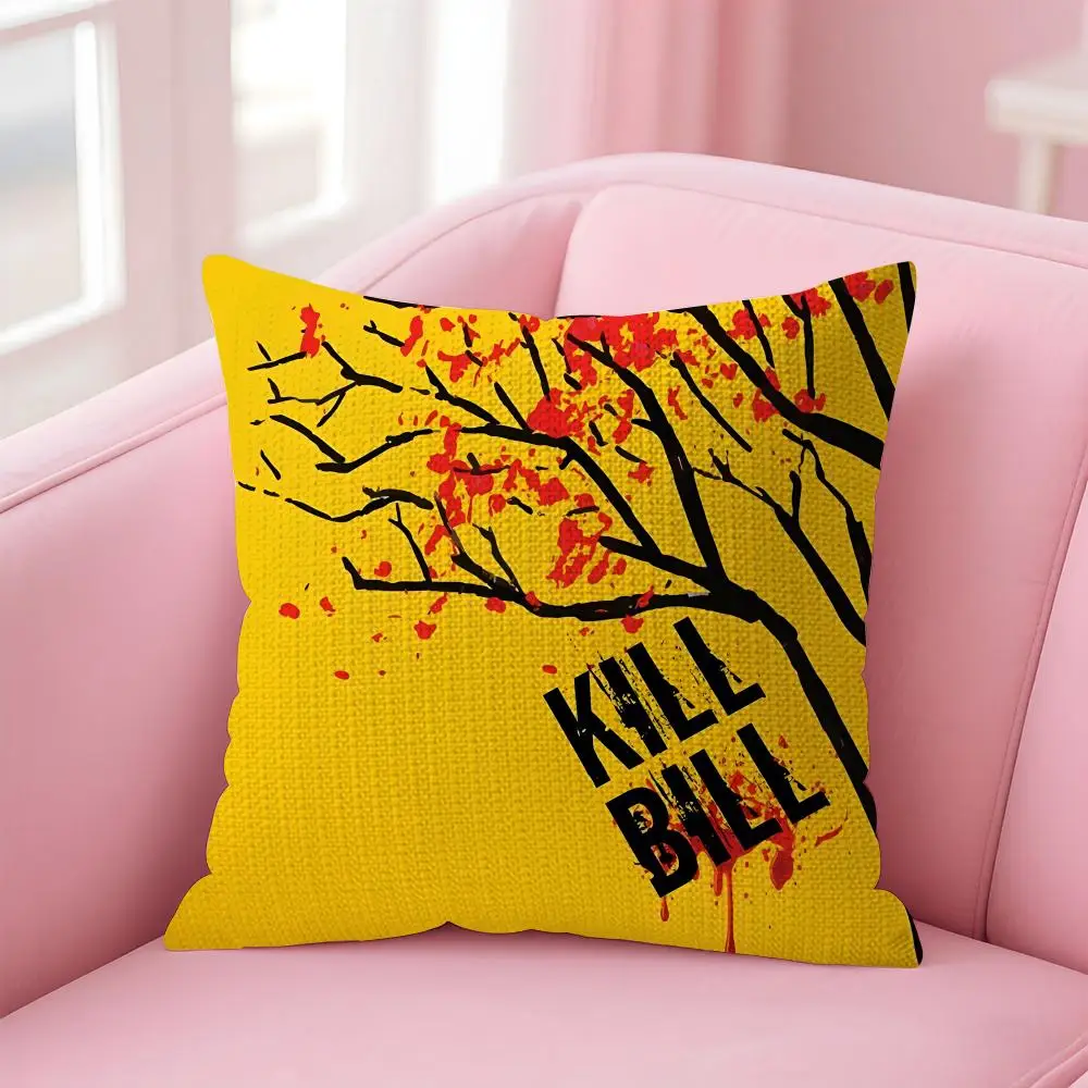 Movie K-Kill Bill Cushion Cover Decorative Linen Throw Pillow Case Soft For Bed Sofa Car Home Decor