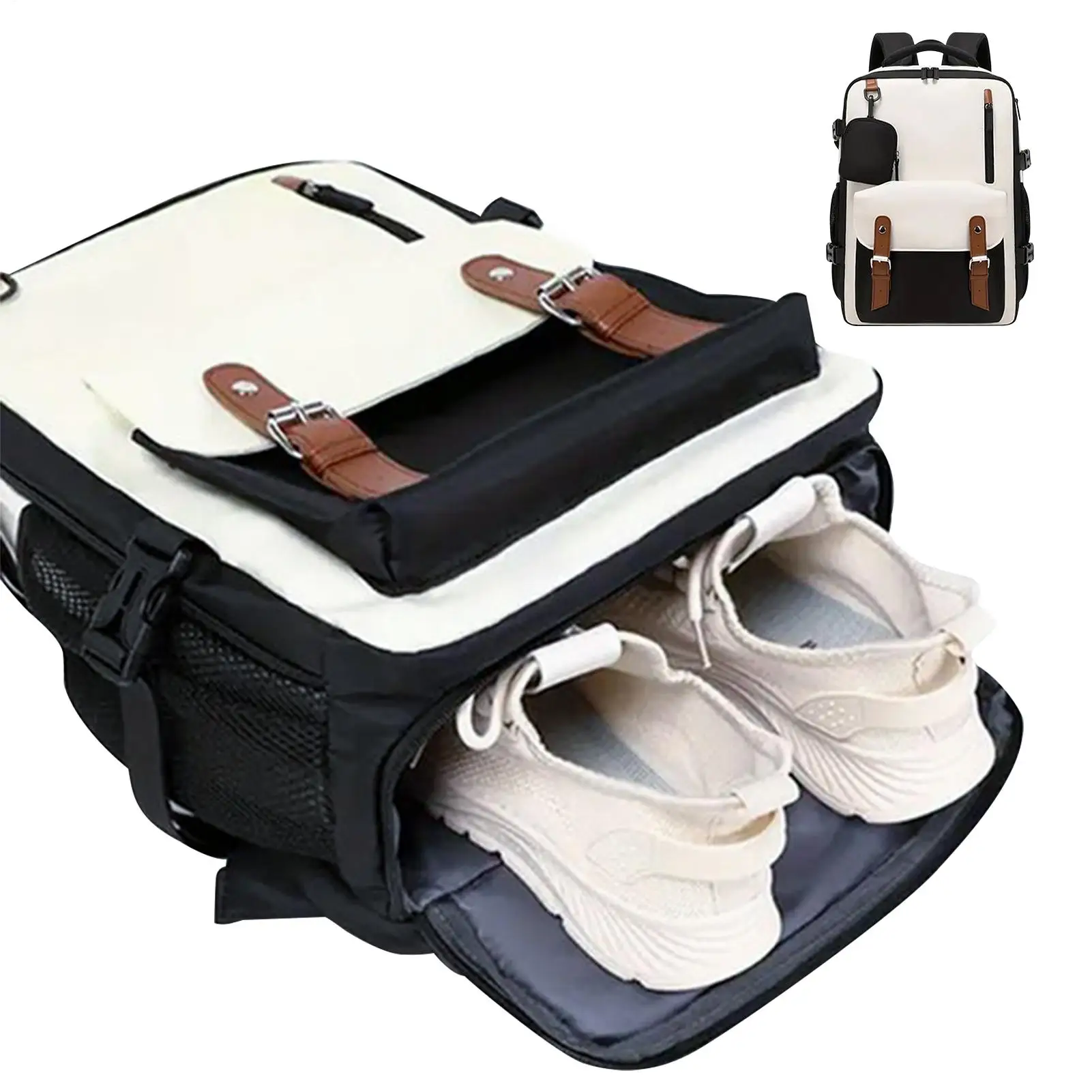 Mochila de viaje impermeable, informal, para la universidad, equipaje de trabajo, mochila para ordenador para la universidad, senderismo, avión, artículo Personal