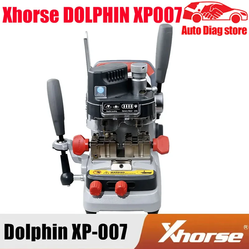 

Xhorse Dolphin XP007 XP-007 Manually Key Cutting Machine for Laser, Dimple and Flat Keys With Built-in Lithium Battery