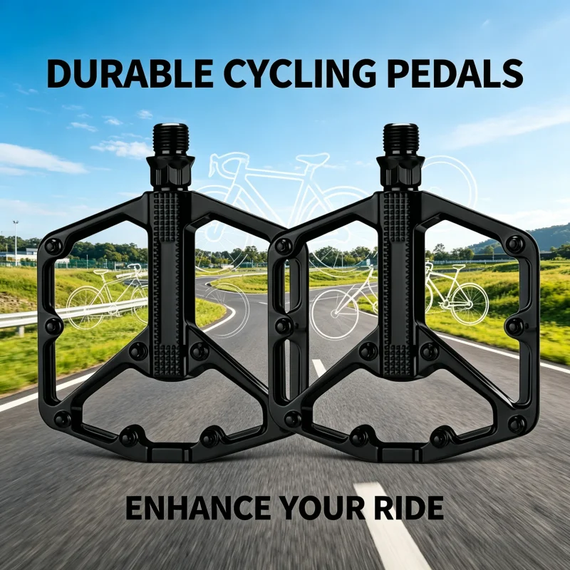

Lightweight Anti Slip Bicycle Pedals Dual DU Bearing Classic Platform for Road Mountain Bike Durable Cycling Accessories Upgrade