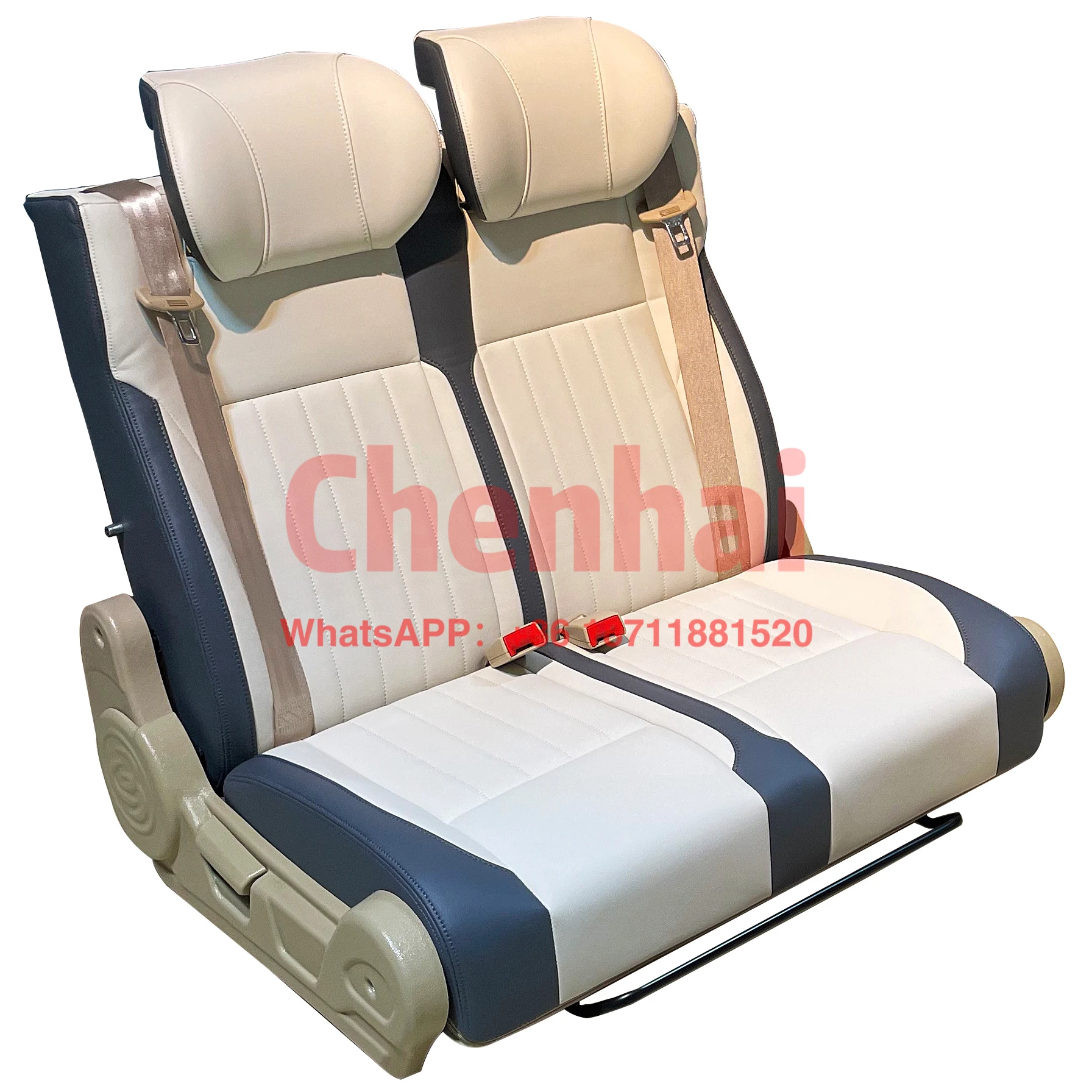 Customize Easily Convertible PU Leather Modified Car Seat For Toyota Commuter Campervan MPV RV Bed