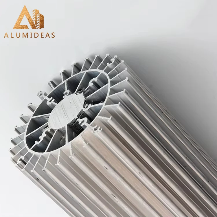

Round Shapes Aluminum Radiator Profile Cooling Fin Led Heat Sink