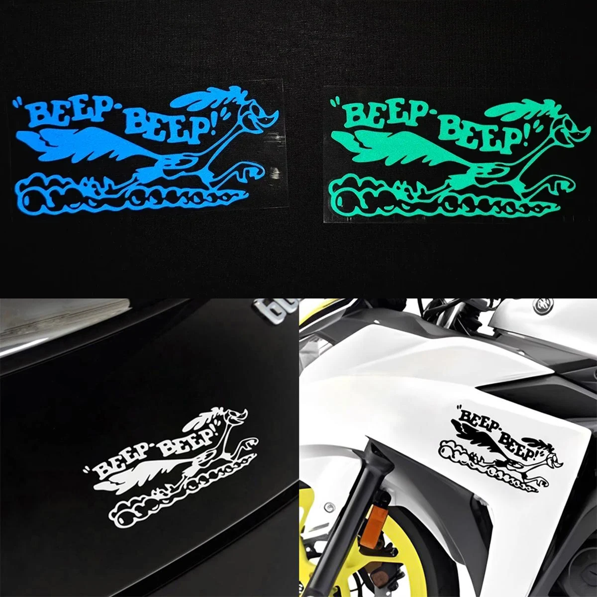 

Archaeopteryx светоотражающая виниловая наклейка BEEP автомобиль грузовик бампер скутер авто кузов топливный бак лобовое стекло аксессуары для мотоциклов наклейка