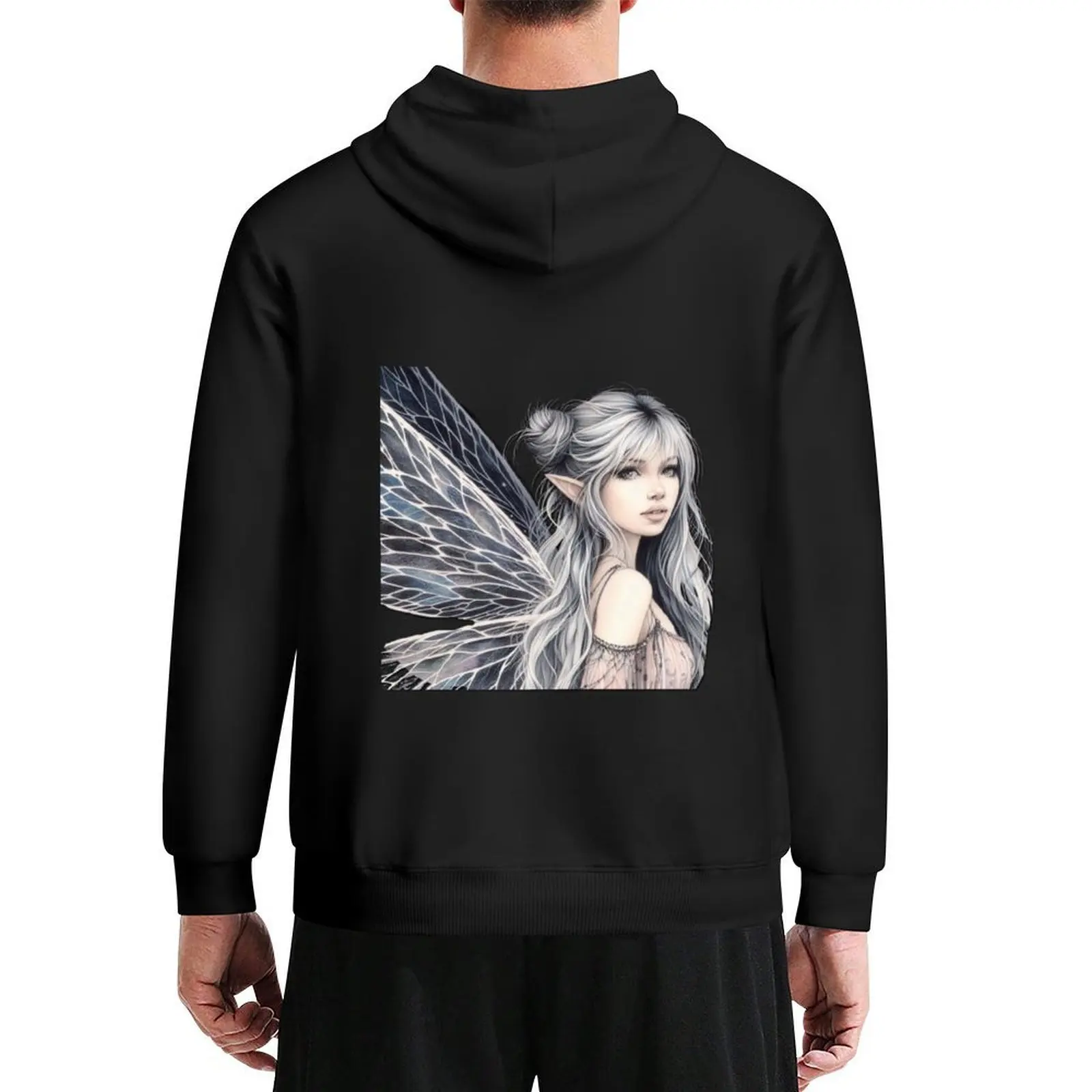

Fairy wings. Hoodie men's autumn clothes men wear mens designer clothes graphic t shirts men anime hoodie
